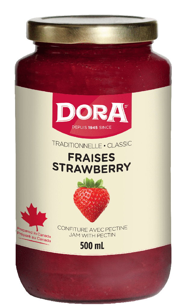 Dora Confiture Traditionnelle aux Fraises