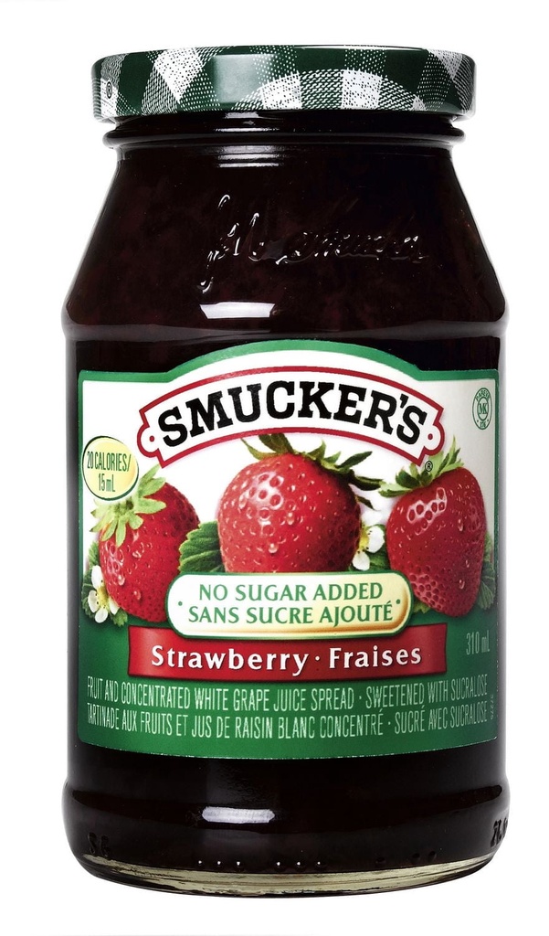 Smucker's® Smucker's tartinade de fraises sans sucre 310mL