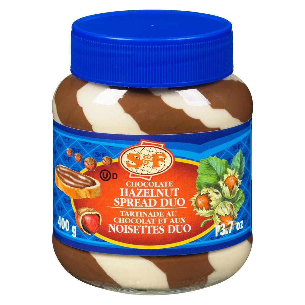 S&F Tartinade au Chocolate et aux Noisette Duo