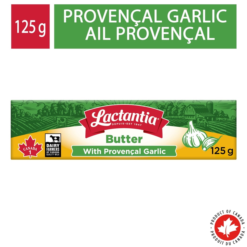 Lactantia Beurre à l'Ail et aux Herbes de Provence