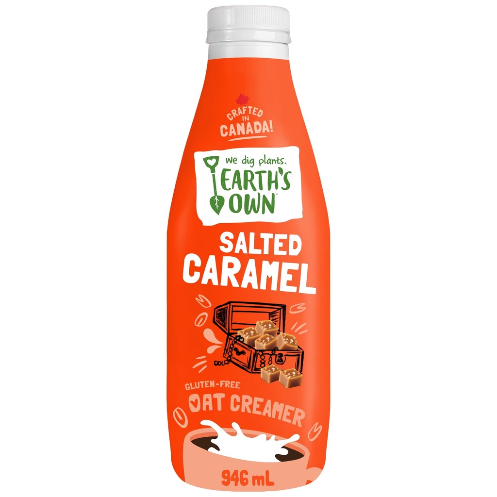 Earth's Own Crème à café à l’avoine Caramel salé sans gluten, 946 mL