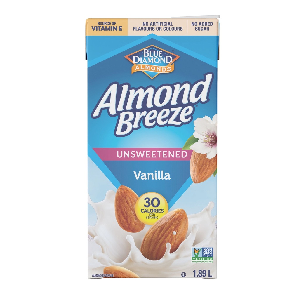 Blue Diamond Vanille Non Sucrée Almond Breeze
