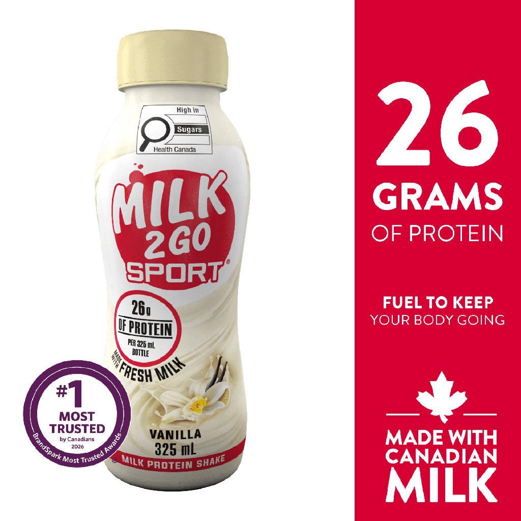 Boisson de protéine de lait à la vanille Lait's Go Sport