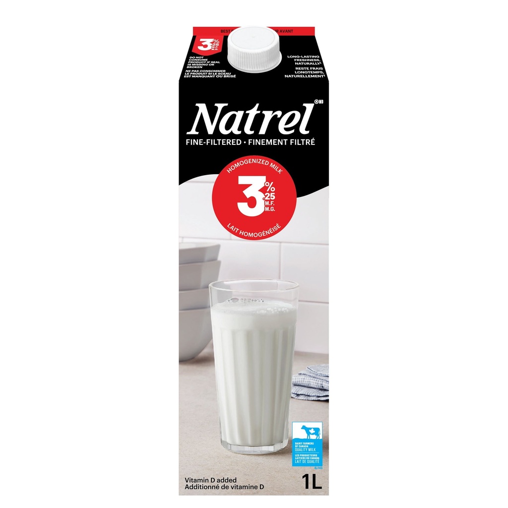 Natrel Lait Finement Filtré 3.25 %