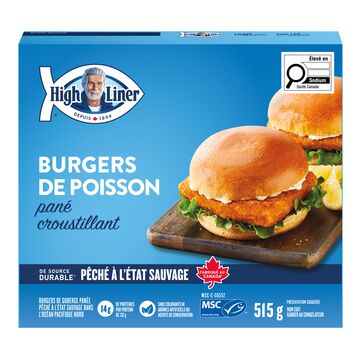 High Liner Burgers de poisson surgelés