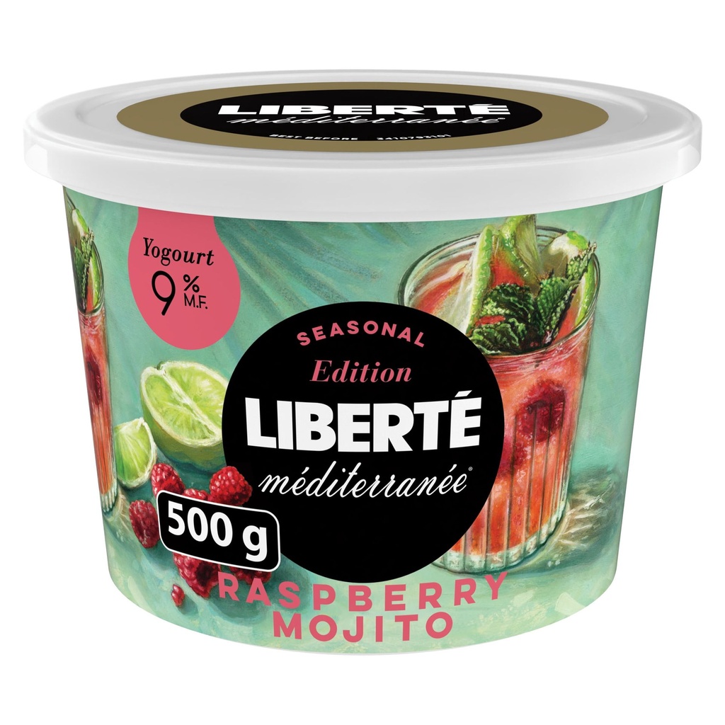 Yogourt Liberté Méditerranée 9 %, Édition saisonnière, 500g