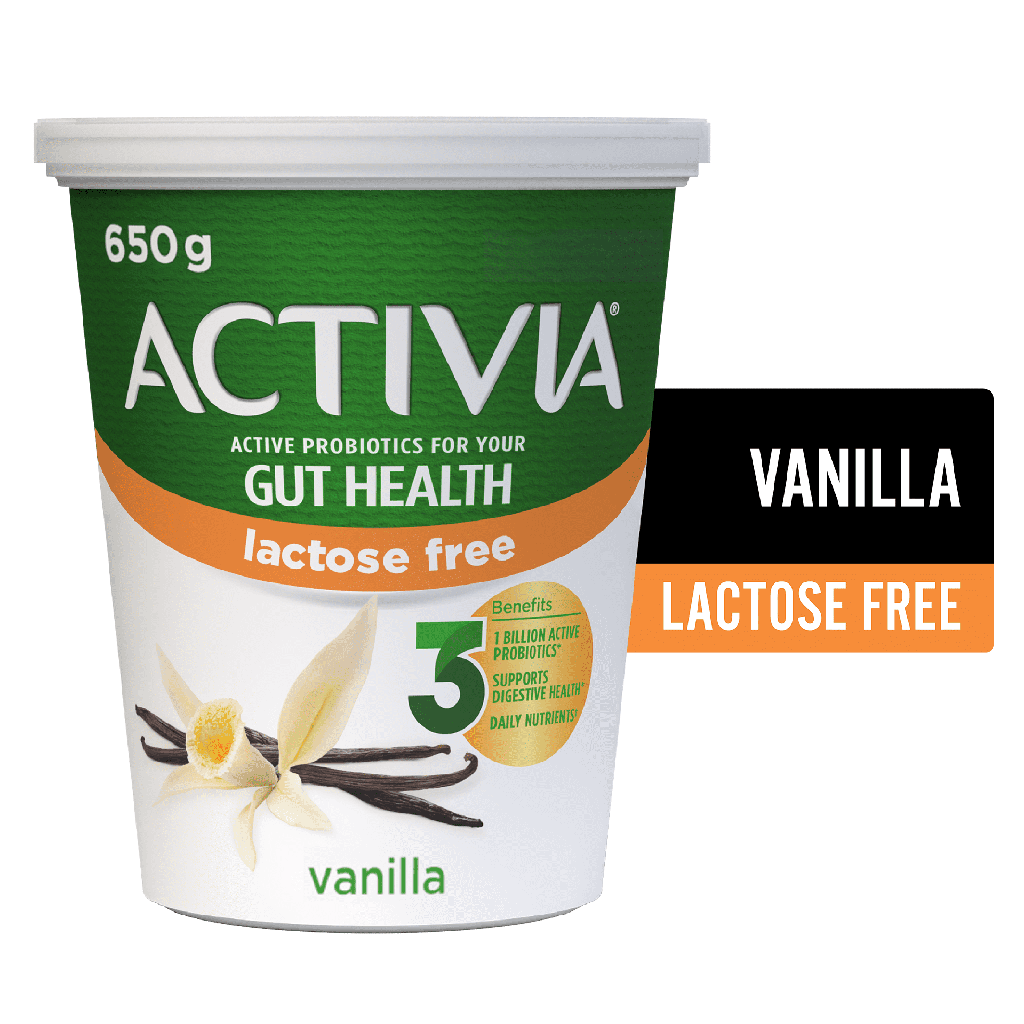 Activia Yogourt probiotique, sans lactose, saveur vanille