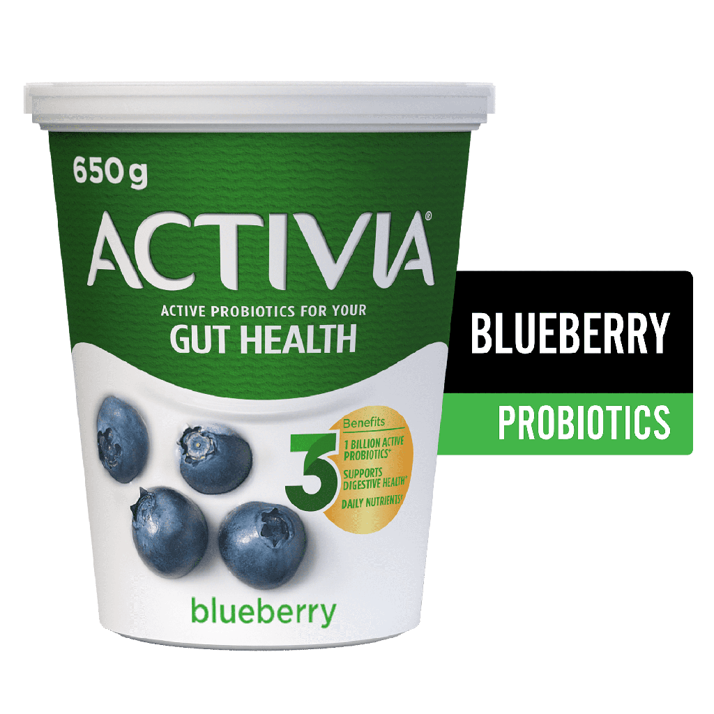 Activia Yogourt probiotique, saveur bleuets