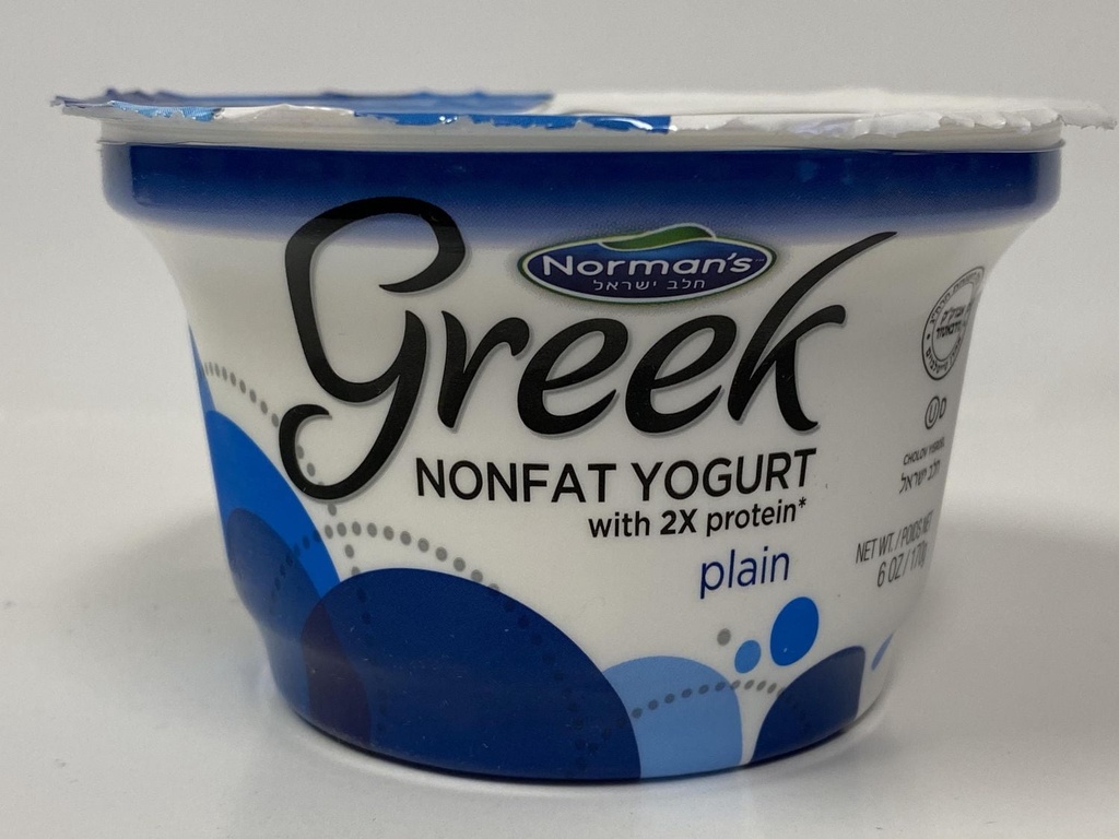 Yaurt grec nature sans gras Norman's