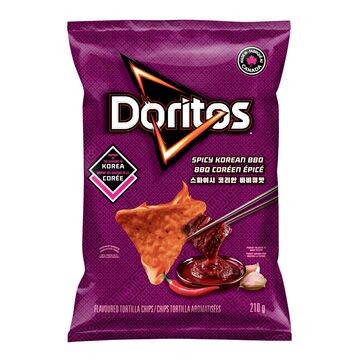 Doritos Croustilles de tortillas à saveur de bbq coréen épicé