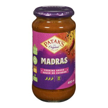 Patak's Sauce de cuisson Madras épicée