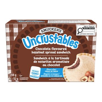 Smucker's Sandwichs à la tartinade de noisette aromatisée au chocolat surgelés