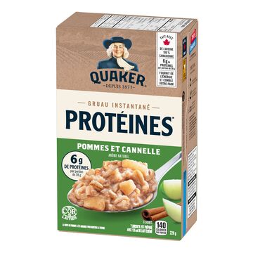 Quaker Gruau instantané aux pommes et cannelle