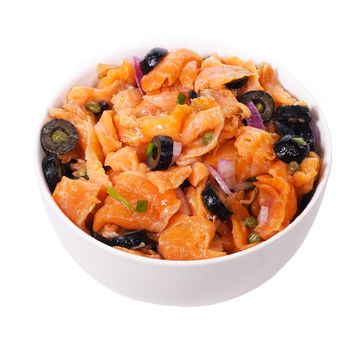 Salade de saumon fumé