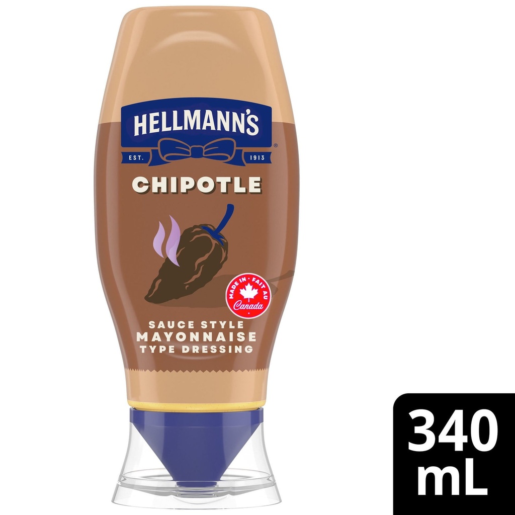 Hellmann's Assaisonnement de Type Mayonnaise au Chipotle Doux
