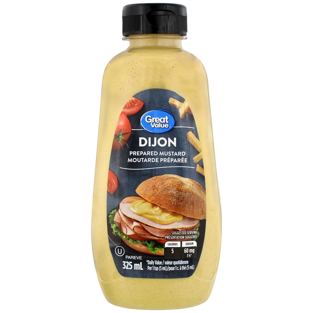 Great Value Moutarde de Dijon Préparée