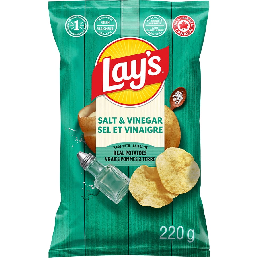 Lay's Lay’s croustilles assaisonnées Sel et vinaigre