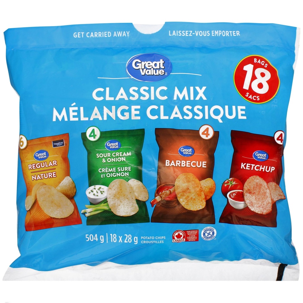 Great Value Croustilles Mélange Classique