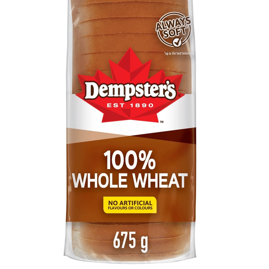 Dempster's Pain à 100 de blé entier de Dempster’s®