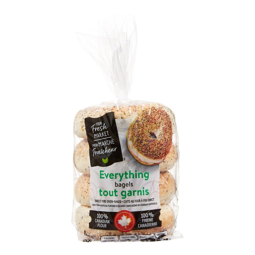 Mon marché fraîcheur Bagels tout garnis Mon marché fraîcheur