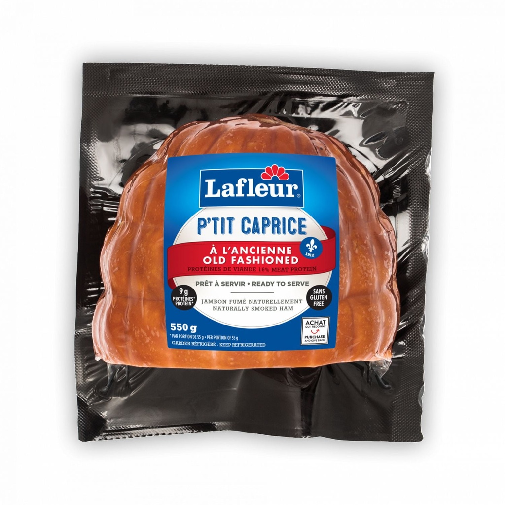 Jambon fumé à l'ancienne P'tit Caprice de Lafleur 550g