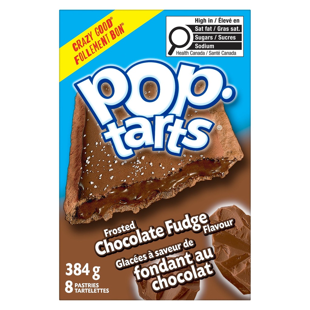 Tartelettes pour grille-pain Pop-Tarts® Glacées et chocolatées, 384 g, 8 tartelettes
