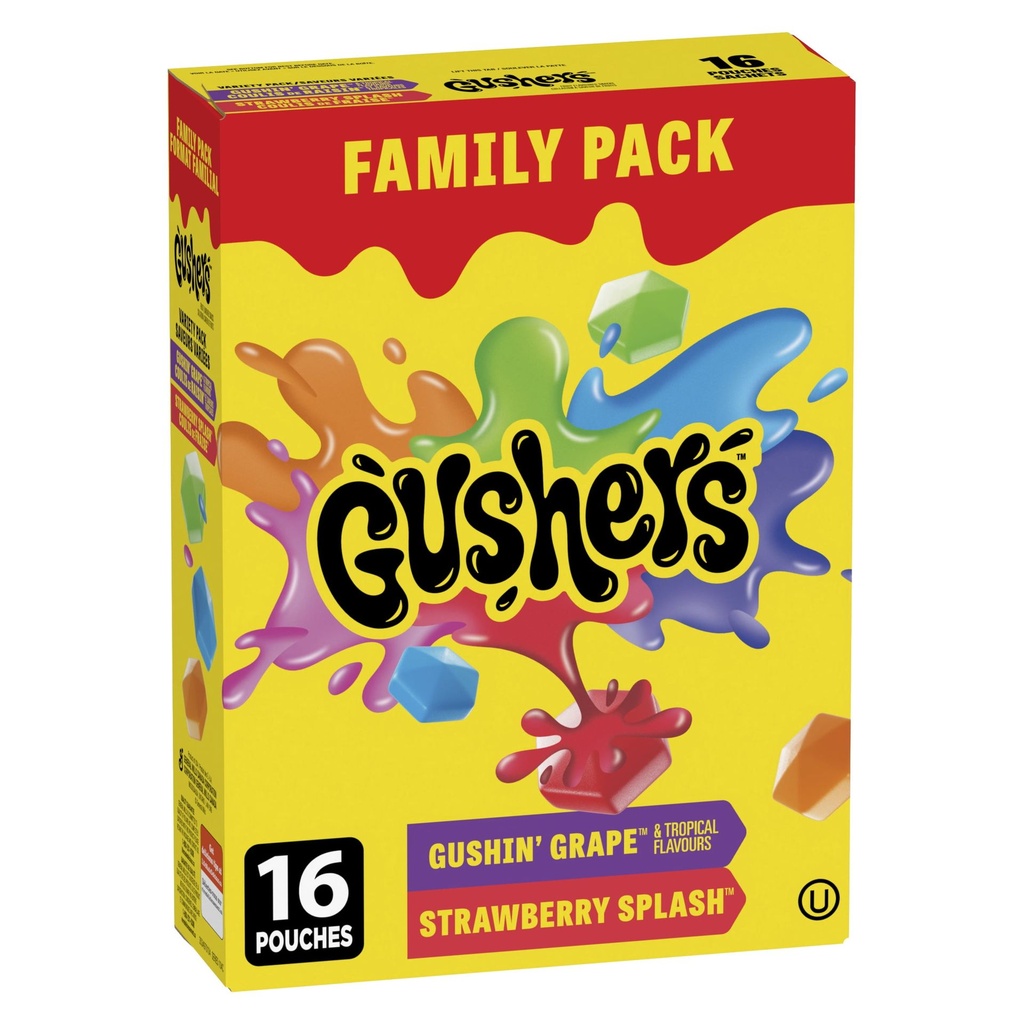 Gushers by Betty Crocker Sans Gluten Aux Fruits Saveurs Variées