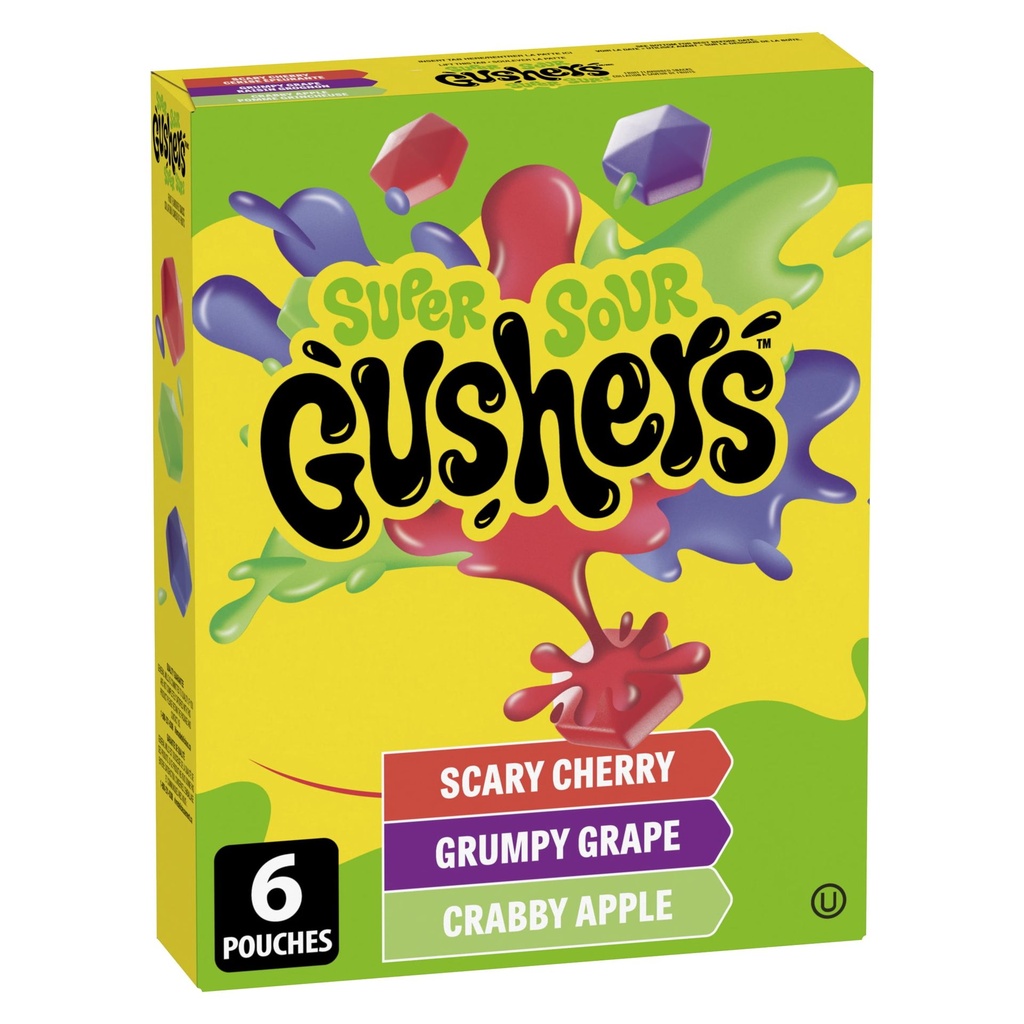 Fruit Gushers by Betty Crocker Gushers aux Fruits par Betty Crocker Super Sûrs