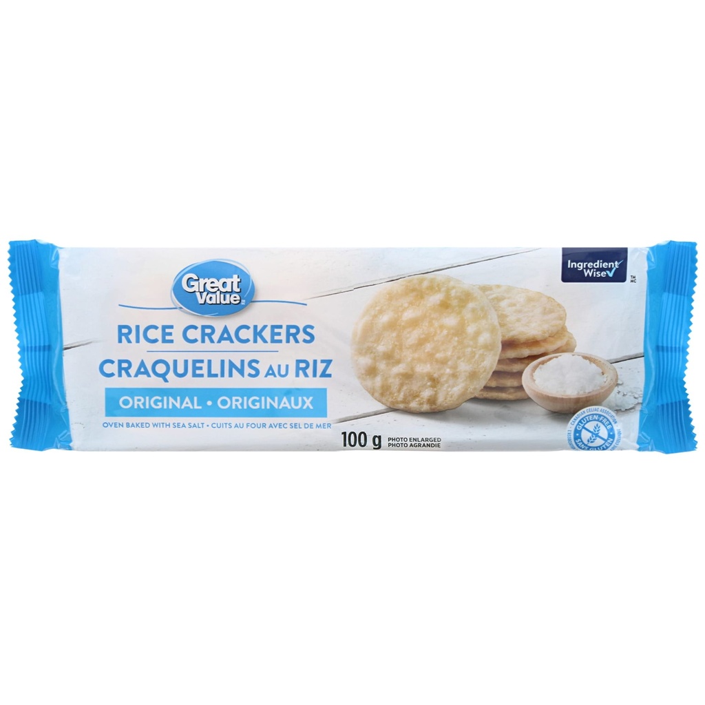 Rubbins Craquelins au riz originaux Great Value