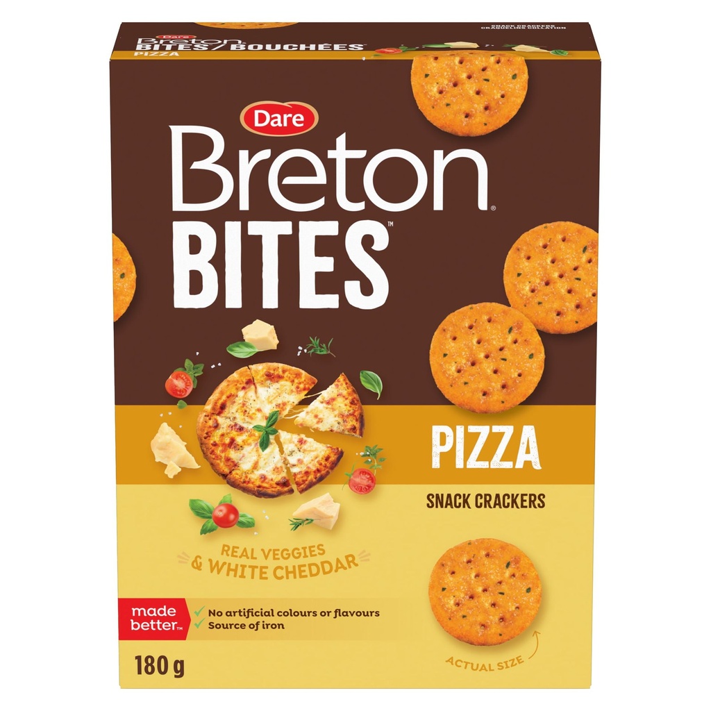 Craquelins Breton Bouchées Pizza, 180g