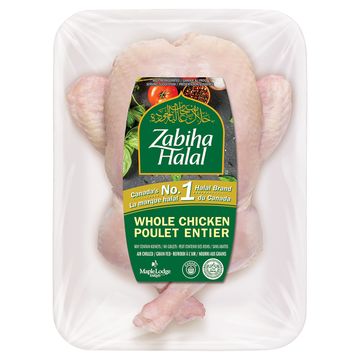 Zabiha Halal Poulet entier halal