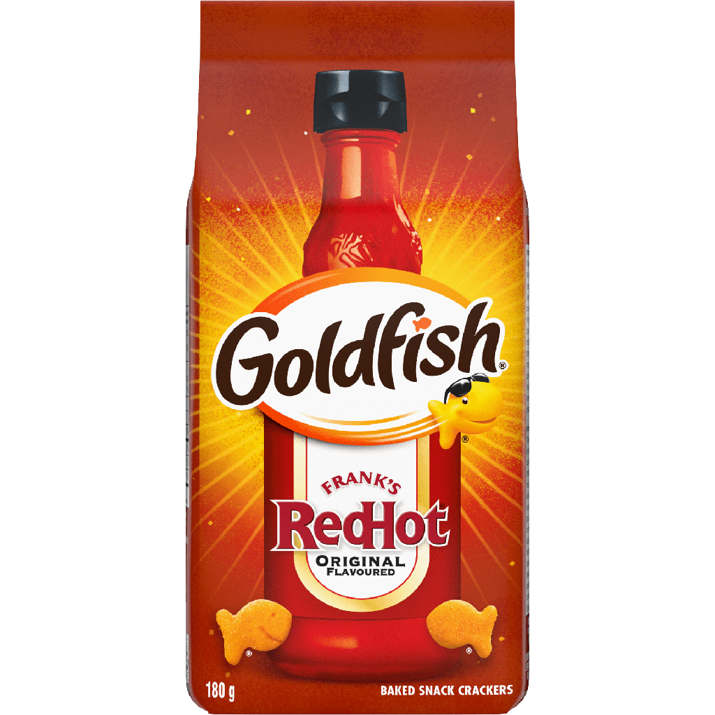 Craquelins Cheddar Goldfish® Franks RedHot (Sachet de 180 g)
