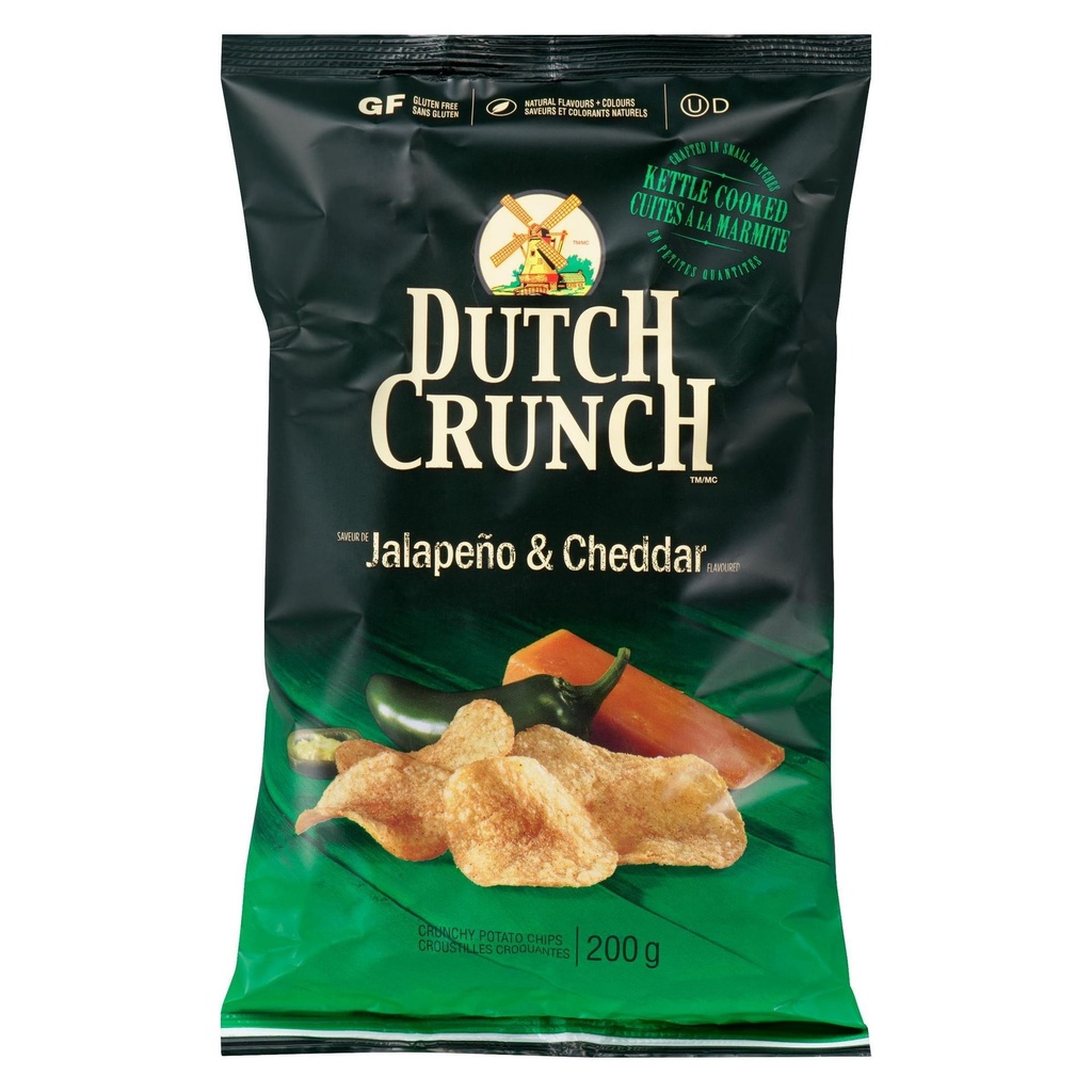 Old Dutch CROUSTILLES CUITES À LA MARMITE JALAPENO & CHEDDAR DUTCH CRUNCH
