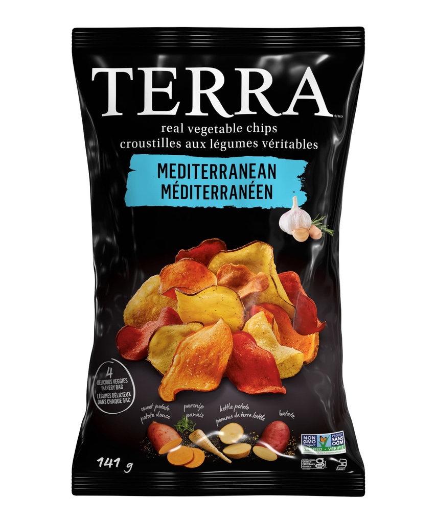 Croustilles aux légumes méditerranéen de Terra