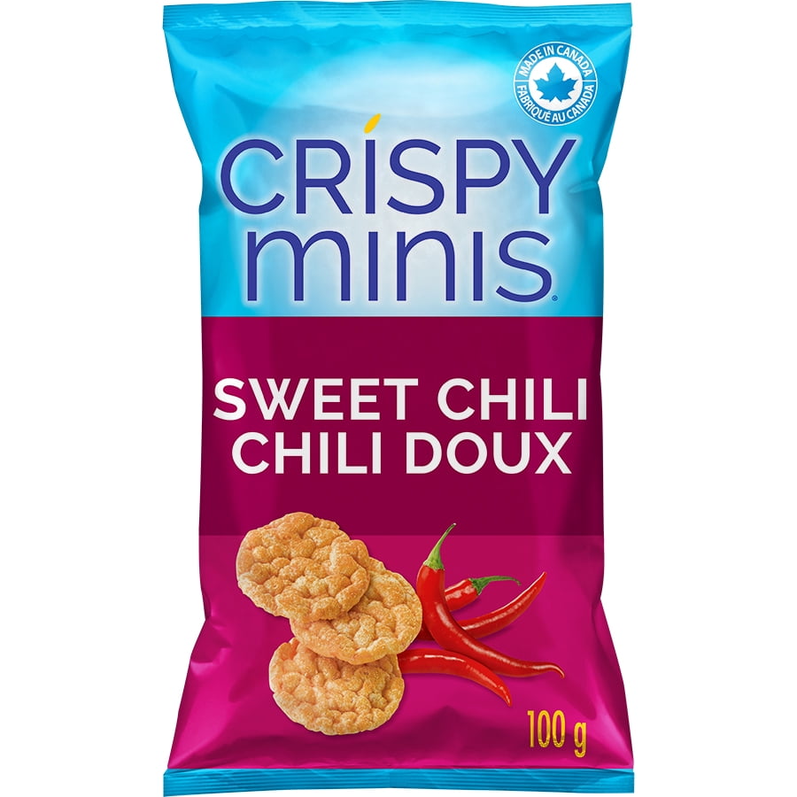 Quaker Crispy Minis Croustilles de riz brun Saveur Chili doux