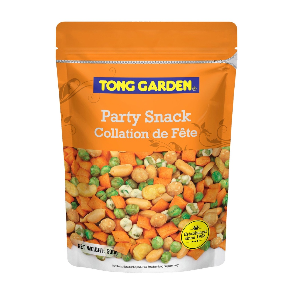 Tong Garden Party Snack, 500g