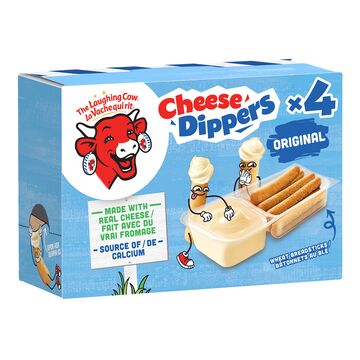 La Vache qui rit Collations de produit de fromage fondu avec bâtonnets de blé entier