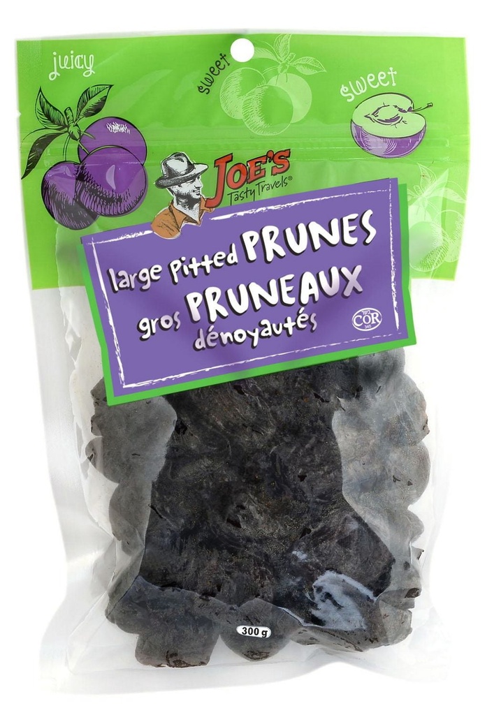Joe's Tasty Travels Jtt Gros Pruneaux dénoyautés, 300 g