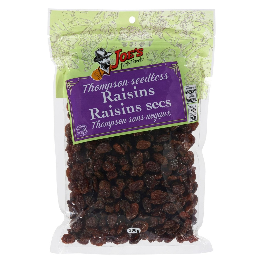 Joe's Tasty Travels Raisins secs Thompson sans noyaux