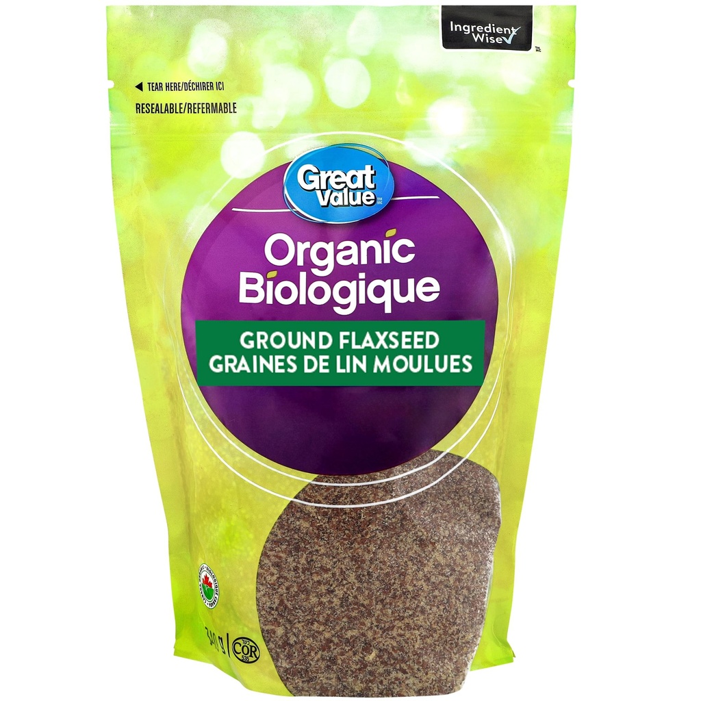 Graines de lin moulues biologiques Great Value