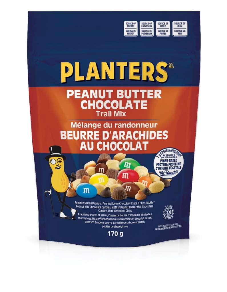 Planters Melange du randonneur beurre d'arachides et chocolat