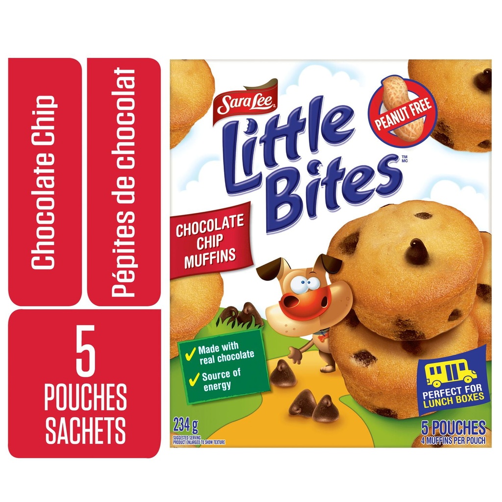 Muffins aux pépites de chocolat Little Bitesᴹᶜ