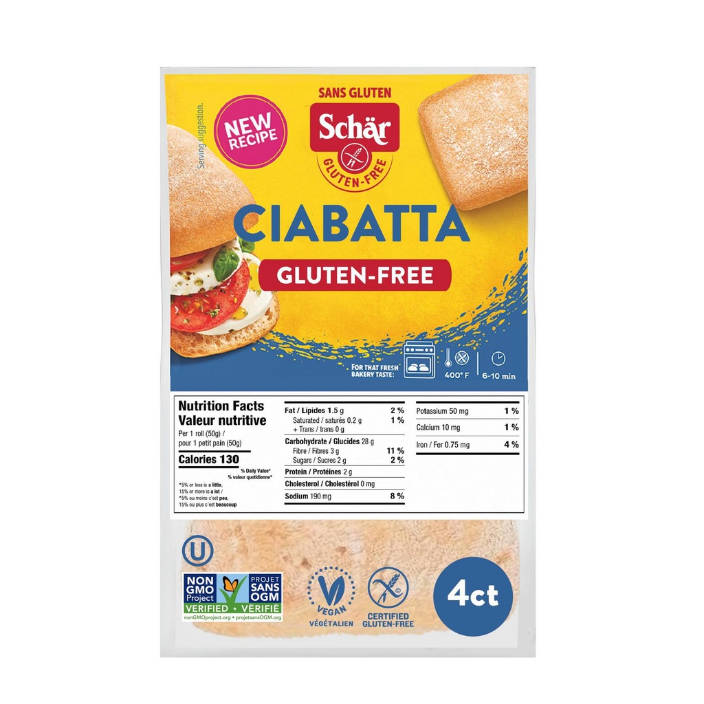 Schar Ciabatta sans gluten Schär