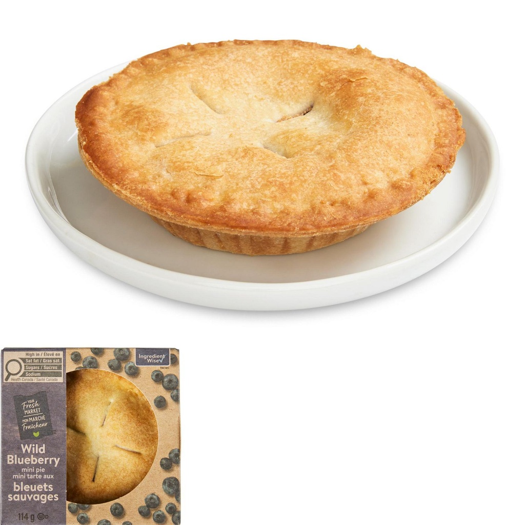Mini tarte aux bleuets Mon marché fraîcheur