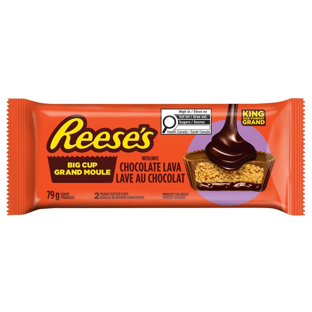 REESE'S BIG CUP avec lave au chocolat, 79 g