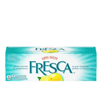 Fresca Boisson gazeuse à saveur de pamplemousse sans sucre