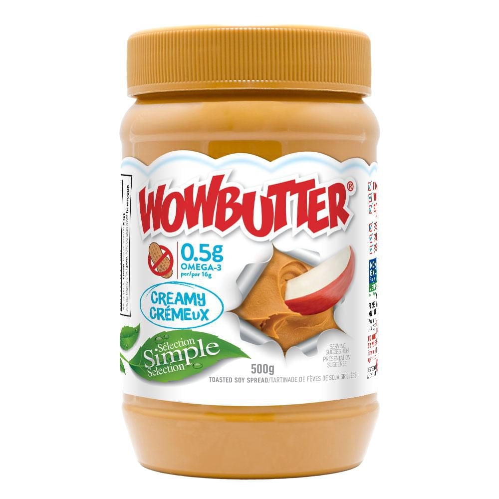 WOWBUTTER Tartinade de fèves de soja grillées