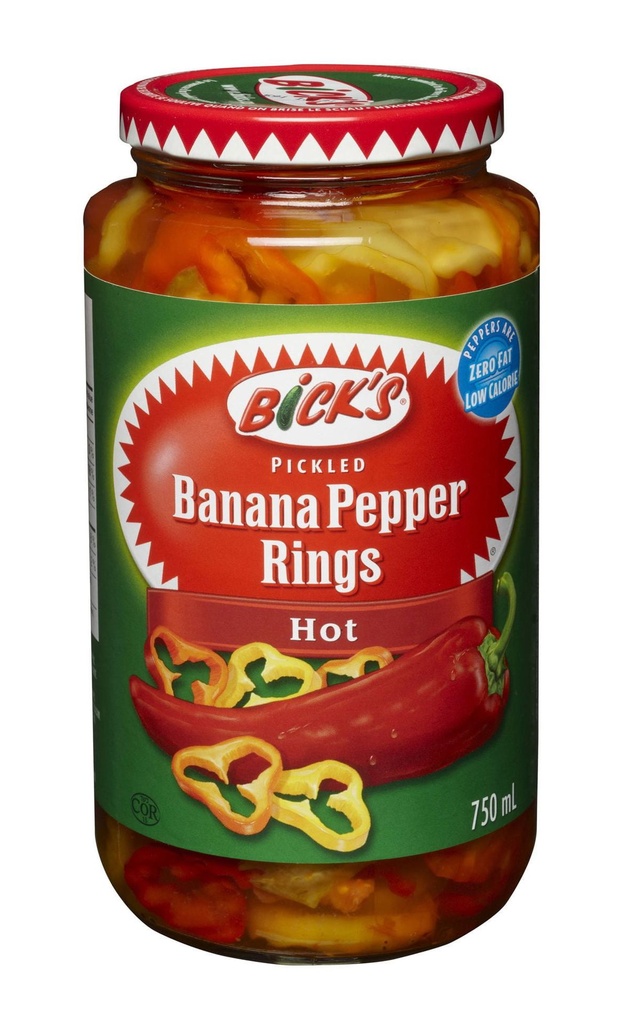 Bick's Bick’s rondelles de piments bananes marinés forts 750ML