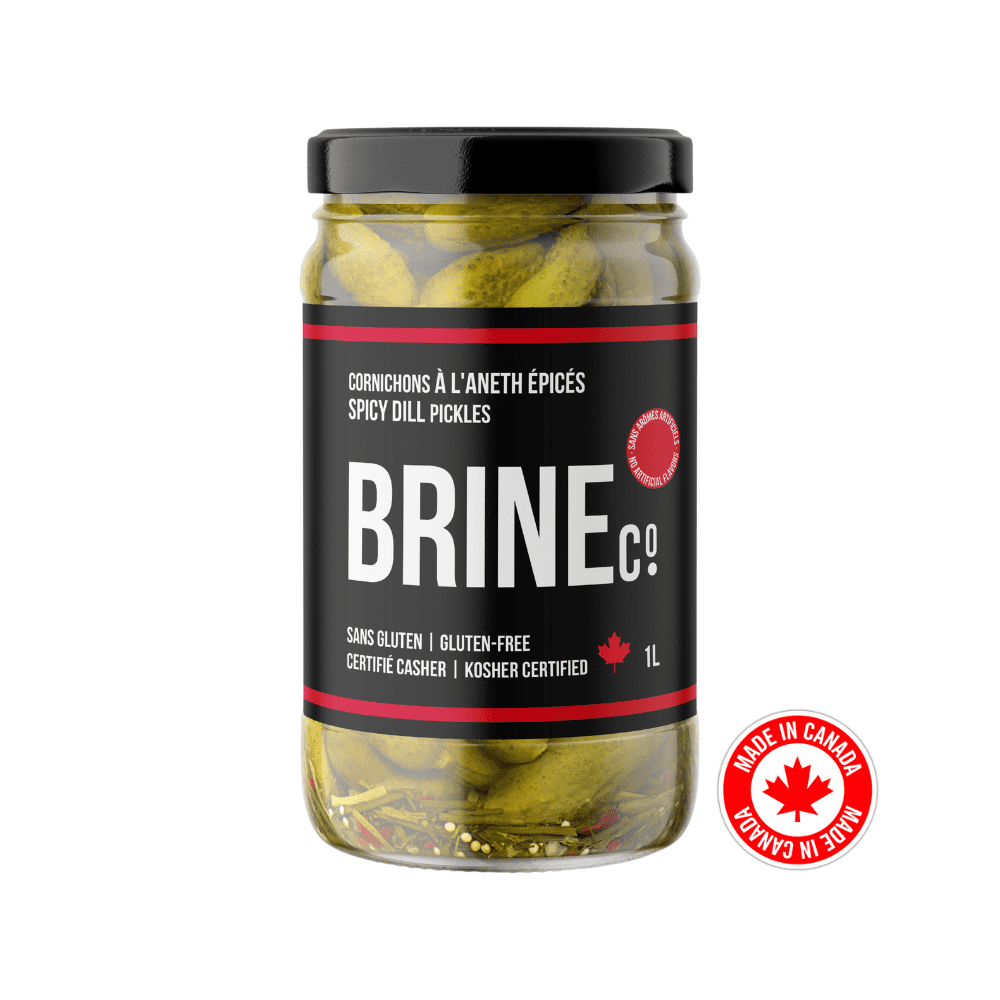 Brine&co Brine Cornichons à l'aneth épicé Bocal 1L