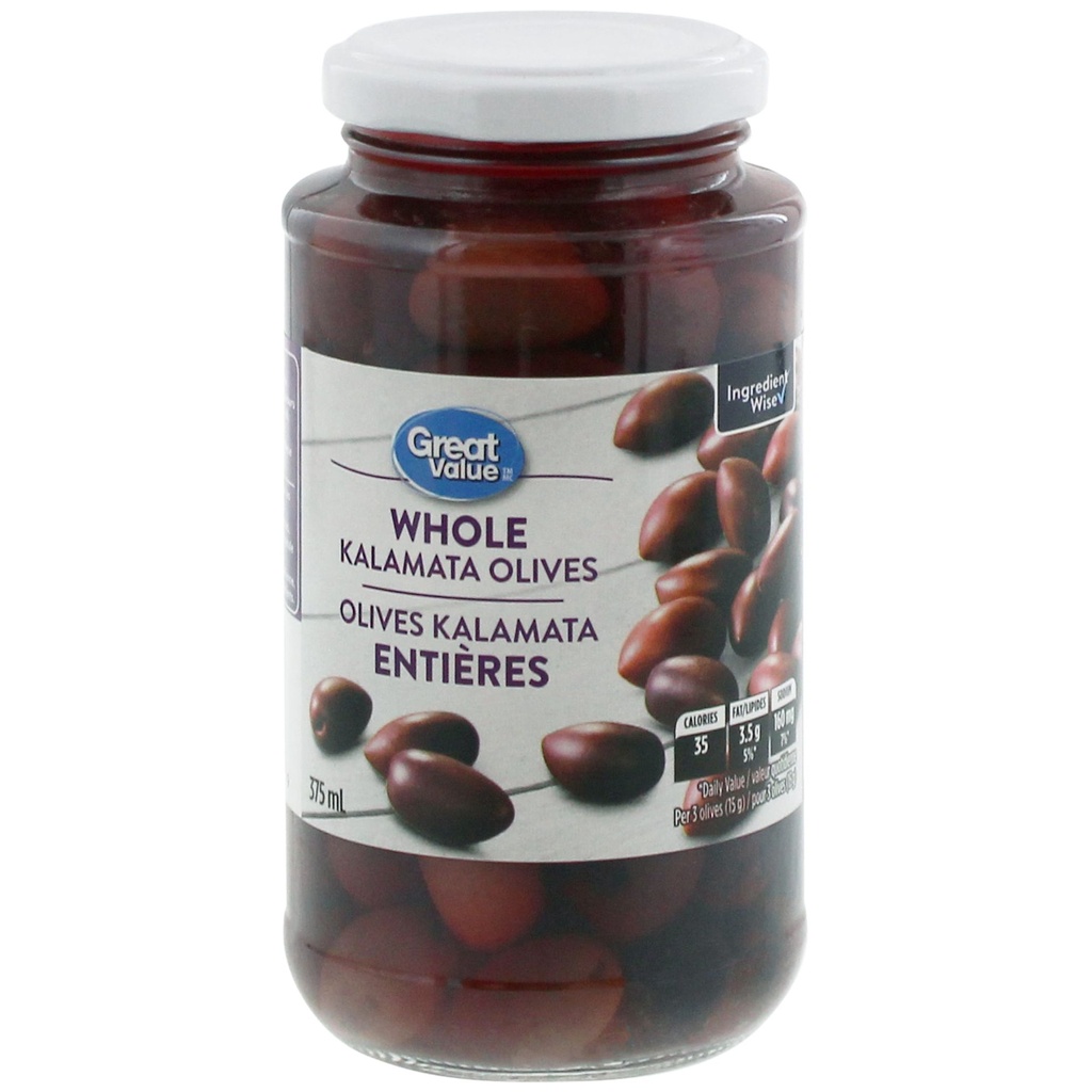 Great Value Olives Kalamata Entières